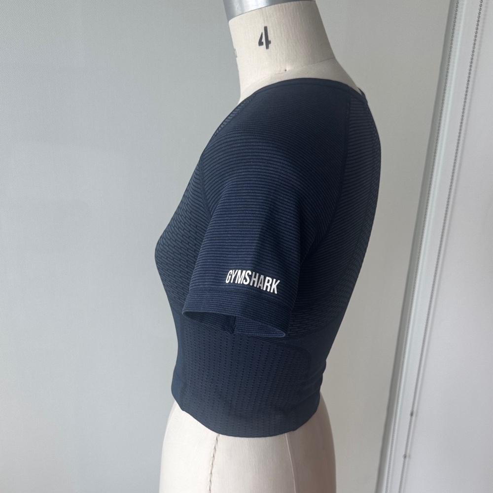 Gymshark Women's Navy Short Sleeve Tee